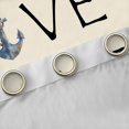 thumbnail image 4 of Feelyou Lake House Black Out Curtains, Nautical Anchor Curtains Pack of 2 (42x63 Each), 4 of 6
