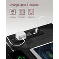 thumbnail image 3 of VASAGLE Modern Nightstand with Charging Station and Ample Storage - Sleek Design, Sturdy Construction, and Easy Assembly for Bedroom Convenience, 3 of 5
