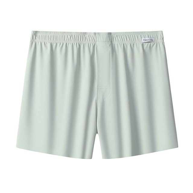 Man Fashion Solid Color Sleeping Pants Loose Shorts Pajamas Shorts
