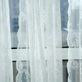 thumbnail image 6 of 2 Panels Solid Color Sheer Window Curtains Elegant Window Voile Panels Drapes Treatment for Bedroom Living Room (59 X 71 Inches), 6 of 11