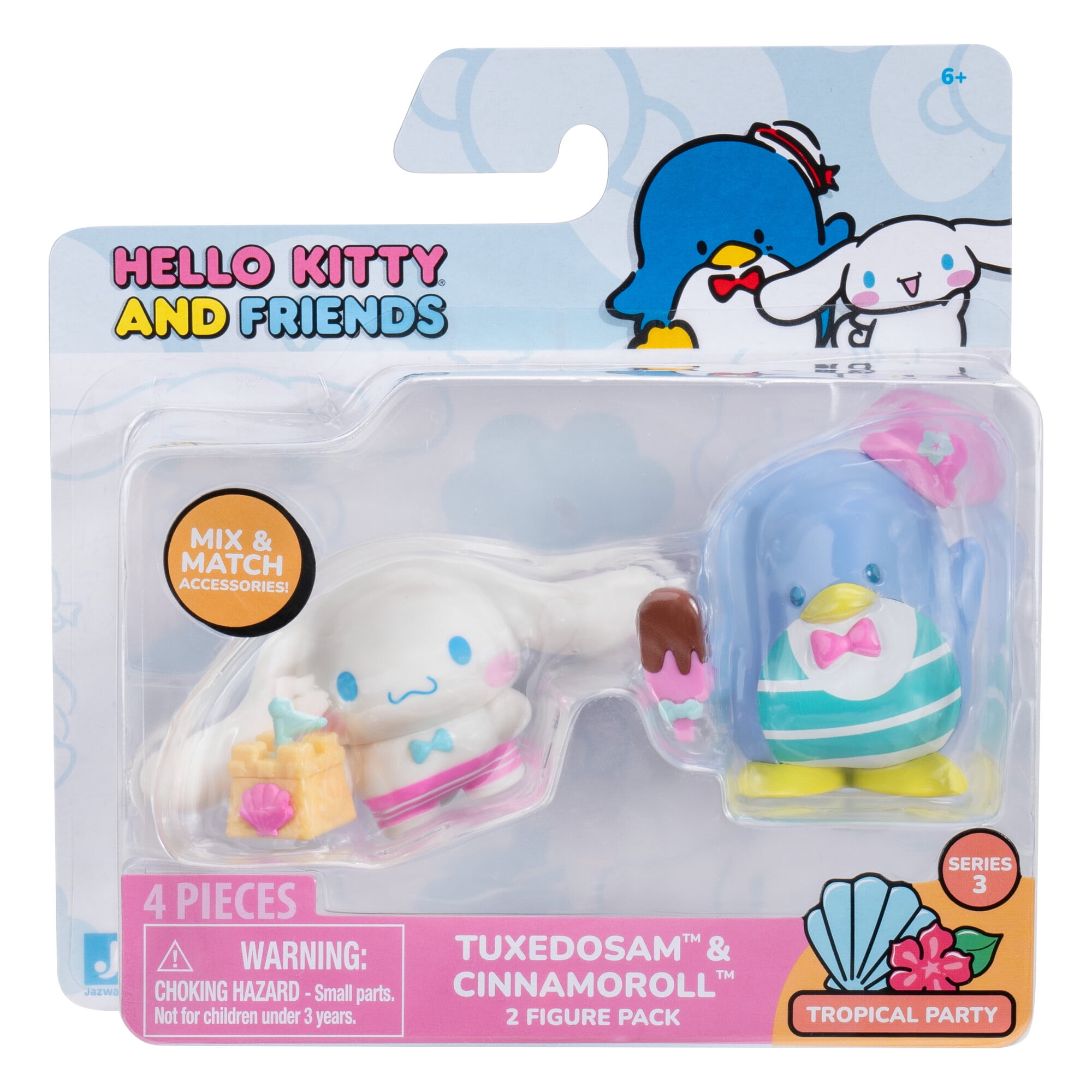 Hello Kitty and Friends Tropical Party Figure Pack - Jazwares
