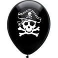 thumbnail image 2 of PMU Pirate Balloons - Small Latex Balloons for Halloween Ghost Theme & Birthday Parties, Trick-or-Treat, Party Favors & Decoration Supplies - 11 Inch Pirate, Pkg/12, 2 of 3