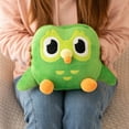 thumbnail image 4 of Kawaii Duolingo búho verde juguete de peluche Plushie de Duo el búho dibujos animados Anime búho muñeca suave Animal relleno niños regalo de cumpleaños, 4 of 5