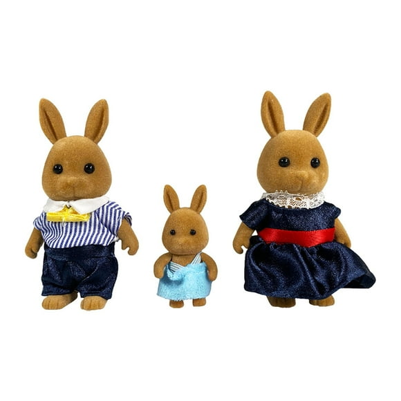 Sylvanian Families Brown Rabbit Family Dollhouse Toys Critters Epoch Japan 2025