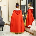 thumbnail image 5 of KAWELL Princess Full Length Girls Cloaks Red Halloween Costume Capes for Child 3-12 Years, 5 of 5