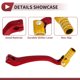 thumbnail image 3 of Palanca de cambio de motocicleta plegable para Kayo T6, palanca de cambio de pedal de aleación de aluminio en tono rojo, dorado y plateado, 3 of 6