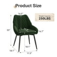 thumbnail image 4 of Clihome Fabric Soft Dining Chairs (Set of 2), 4 of 7