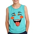 thumbnail image 2 of YHAJDS Big Girls Boys Sleeveless Print Tank Tops Crewneck Summer Undershirt Tee, 2 of 5