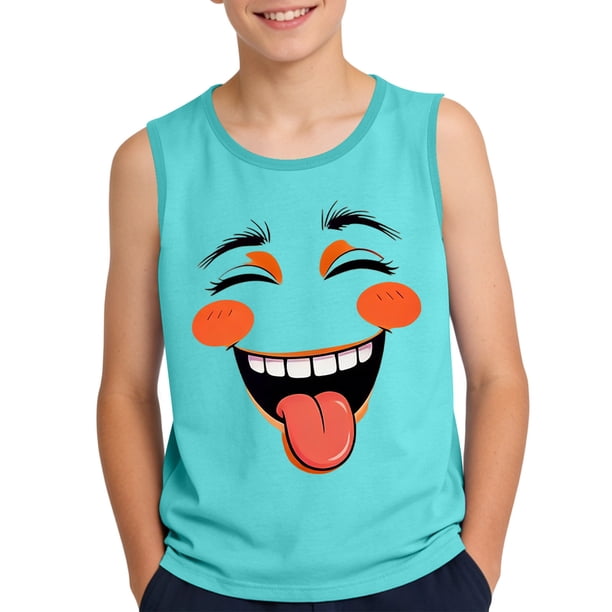 Camisola de Niños Pequeños con Impresión de Gradiente Lindo, Tela Suave sin Mangas para el Uso Casual Y Ocasiones Especiales