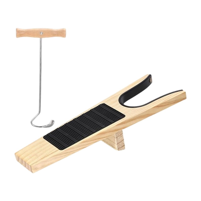 Extractor de Botas de Madera Portátil, Extractor de Botas Vaqueras para Embarazadas, Uso Doméstico Y Al Aire Libre para Mayores.