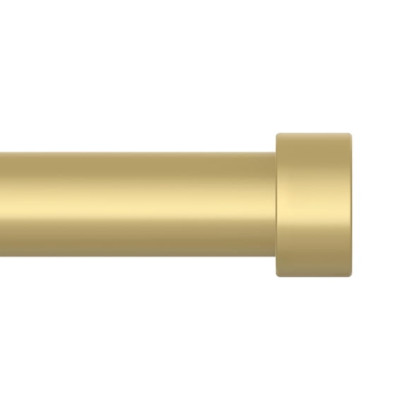 Barra de cortina OLV Gold de 1 m ajustable de 120 a 210 cm para ventanas