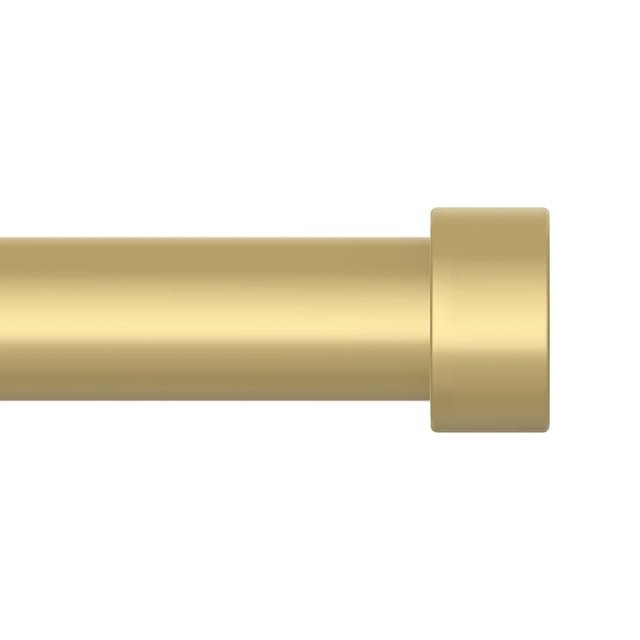 Barra de cortina OLV Gold de 1 m ajustable de 120 a 210 cm para ventanas