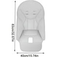thumbnail image 4 of High Chair Cover for Baby - Replacement Cover for High Chairs - PU Leather Dining Chair Cover | Multifunctional Highchair Seat Cover Pad, 4 of 7