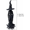 thumbnail image 5 of Cracker Barrel Witch Statue – Halloween Witch Statue, Gothic Halloween Resin Figurine | Retro Magician Decor | Dark Fantasy Ornament | Nib Festival Collectible, 5 of 5