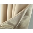 thumbnail image 4 of Twilight Solid Blackout 54 x 90 in. Rod Pocket Single Curtain Panel in Beige, 4 of 5