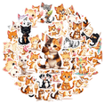 thumbnail image 2 of Cartoon Cat Stickers, Waterproof Cat Sticker for Water Bottle Laptop Phone Cases Planner Skateboard Luggage Helmet Party Favor Decor, Ideal for Adults Teens Teacher Rewards, 2 of 9