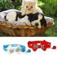 thumbnail image 3 of SPRING PARK Kitten Collar with Bel and Bowknot, Cat Collar for Cute Girl Adjustable Size PVC Colorful Pet Collar Small Animal Collars, 3 of 7