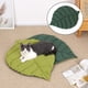 thumbnail image 4 of Colchón suave con forma de hoja para gatos y perros, lavable a máquina, tamaño mediano-grande. Hoja verde, 4 of 9
