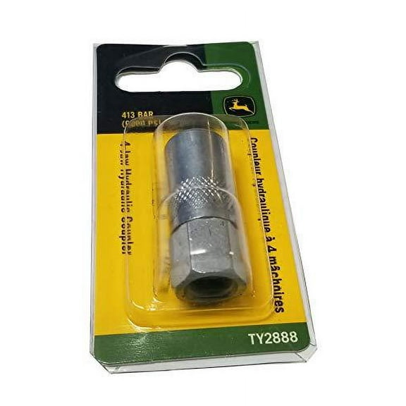 John Deere Original Equipment Hydraulic Coupler - TY2888
