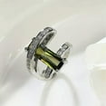 thumbnail image 3 of EOEMY 9*20mm Olive Green Aaa Cz Band Wedding Ring Gift Women Engagement Ring Size 6-10, 3 of 6