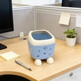 thumbnail image 3 of Cute Animal Shaped Pen Holder, Plastic Desktop Organizer for Stationery, Compact Storage Box for Office Desk Decor, 3 of 6