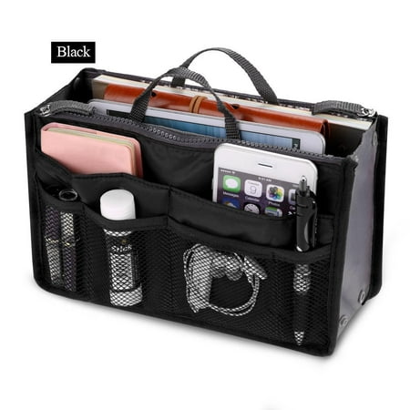 Black Friday Clearance! Women Pocket Large Travel Insert Handbag Tote Organizer Tidy Bag Purse Pouch (Best Crossbody Bags For Travel)