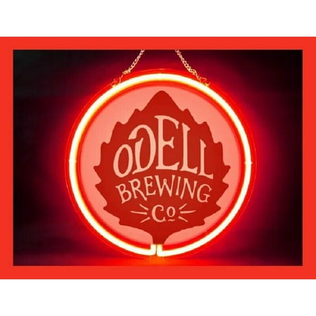 Queen Sense 12"x12" Custom Odell Brewing Co Neon Sign Acrylic Man Cave Beer Pub Bar Artwork Handmade Wall Decor Gift Neon Light ACR1873