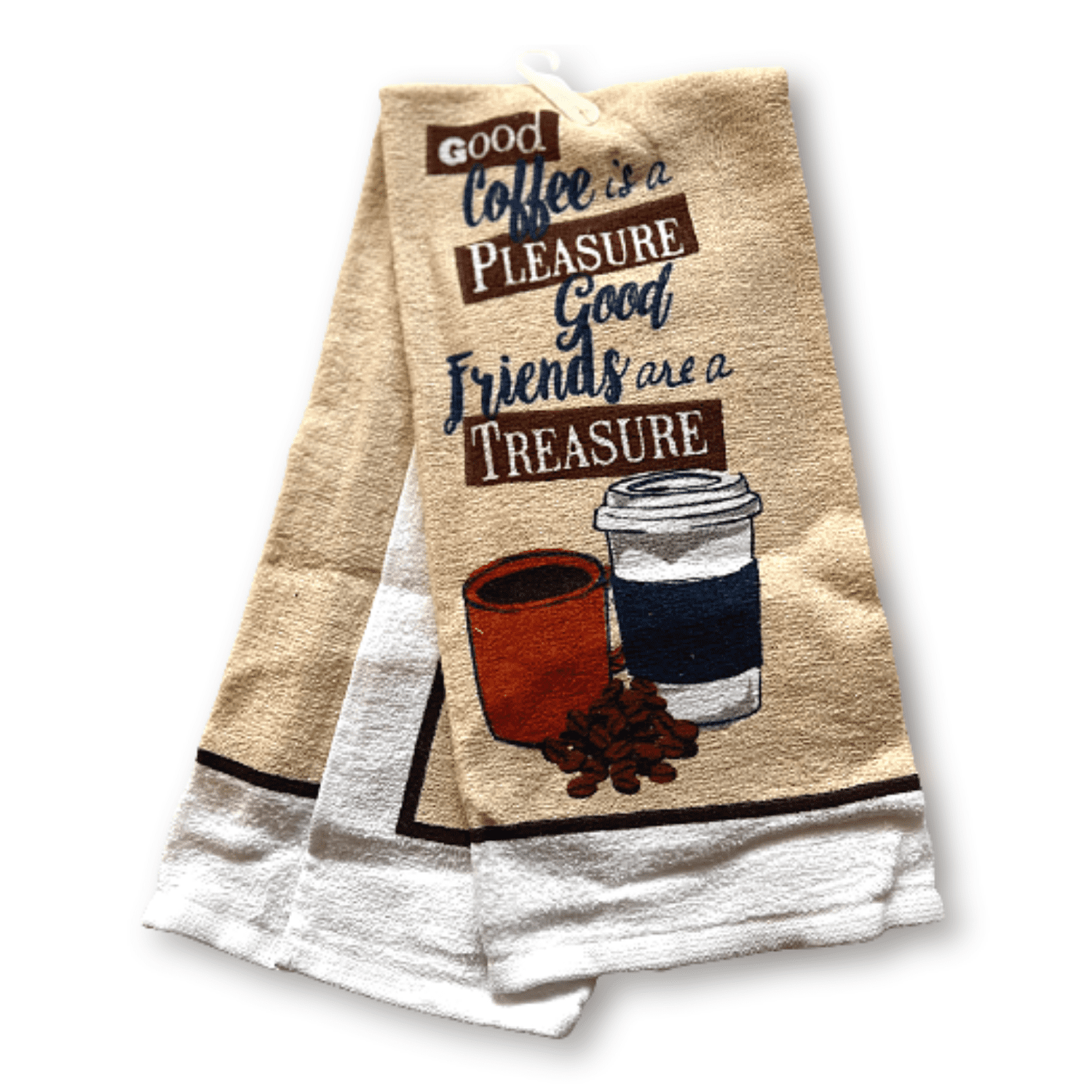 Coffee & Wine O'Clock Kitchen Towels Set of 3