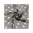 thumbnail image 4 of INSPIRE CHIC Women's 1950s Polka Dots Chiffon Scarf, Retro Lightweight Soft Sheer Long Head Wrap Shawl Scarves for All Season 70.9"x27.6" Black-Yellow Dots, 4 of 6