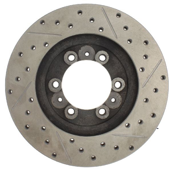 StopTech 227.43013R Select Sport Drilled and Slotted Brake Rotor; Front Right