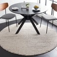 thumbnail image 2 of SAFAVIEH Natura Fredrick Striped Area Rug, Ivory/Light Grey, 10' x 10' Round, 2 of 8