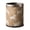 Brown, variant on Round Vintage Trash Can, 2.6 Gallon Open Top Trash Can Wastebasket, Luxurious Leather Trash Can with Inner Bucketfor for Living Room, Bedroom, Office