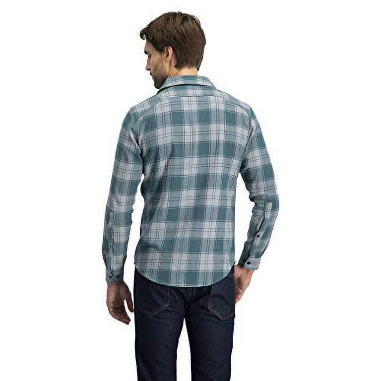 Three Sixty Six Flannel Shirt for Men - Mens Fitted Dry Fit