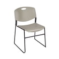 thumbnail image 4 of Kobe 48" Maple Flip Top Mobile Training Table and 2 Zeng Stack Chairs, Multiple Colors-Maple/Grey, 4 of 7