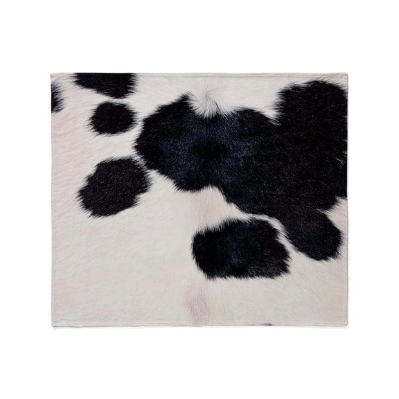 CafePress - SPOTTED COW HIDE Throw Blanket - Soft Fleece Throw Blanket, 50"x60" for All Ages