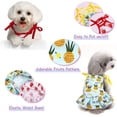 thumbnail image 4 of Apuakthei - Vestido para perro, camiseta para perro, paquete de 2, estampado de frutas, camiseta para cachorro, vestidos de playa, chaleco para perros pequeños y gatos, 4 of 6