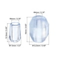 thumbnail image 2 of REGALWOVEN Kitchen Sinks Rack Feet, Plastic Sink Protector Feet with Bumpers Cover for Sink Rack Grid Clear, 2 of 7