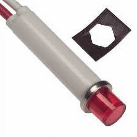 CHICAGO MINIATURE LIGHTING 2191L1-24V PANEL MOUNT INDICATOR, LED, 7.87MM, RED, 24V (1 piece) - 2191L1-24V