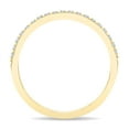 thumbnail image 2 of SZUL Women's 1/5 Carat TW Thin Diamond Wedding Band in 10K Yellow Gold (J-K-L Color, I2-I3 Clarity), 2 of 6