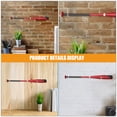thumbnail image 3 of MLINS 2 Pair Display Case Baseball Bat Wall Mount Bracket 9.00X4.00X0.50CM Transparent, 3 of 8
