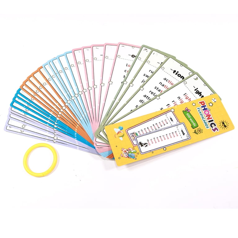 English Word Flash Cards, Educational Puzzle Set, Teaching Aid for