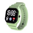 thumbnail image 1 of HEVIRGO C3-12 Electronic Watch Luminous Life Waterproof Square Dial LED Spaceman Sports Men Women Digital Watch for Student, 1 of 10