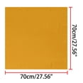 thumbnail image 2 of Bufandas de mujer de 70 cm, pañuelo cuadrado puro de Color liso liso, pañuelo para el cuello, pañuelo para el cuello Amarillo brillante 70x70cm/27.56x27.56(LxW), 2 of 5
