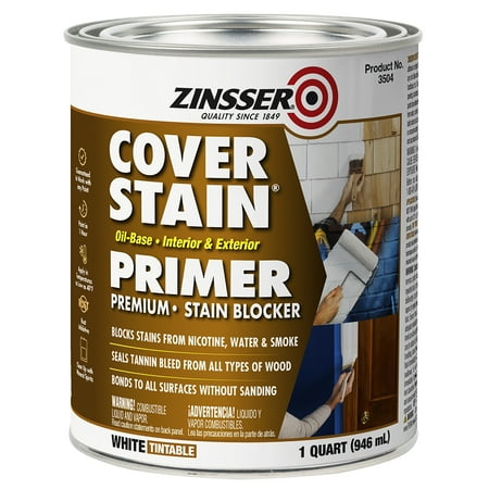 UPC 047719035046 product image for White  Zinsser Cover Stain Flat Oil-Based Interior and Exterior Primer and Seale | upcitemdb.com