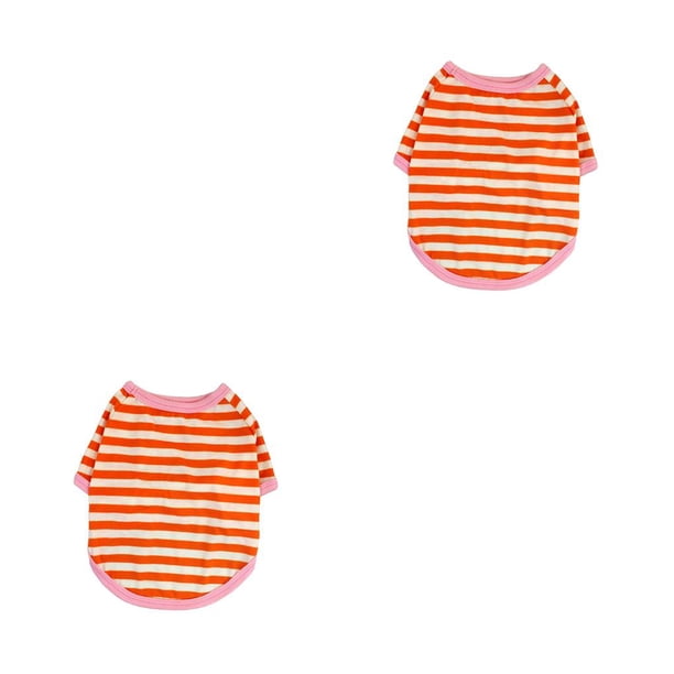 Chaleco para cachorros Greeniant Ropa para perros Naranja SG 2piezas