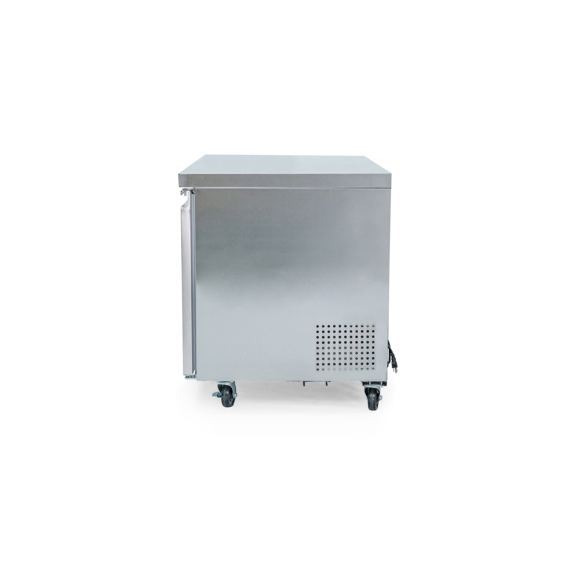 Norpole 12 cu. ft. 2 Door Under Counter Commercial Refrigerator in Stainless Steel in Stainless Steel
