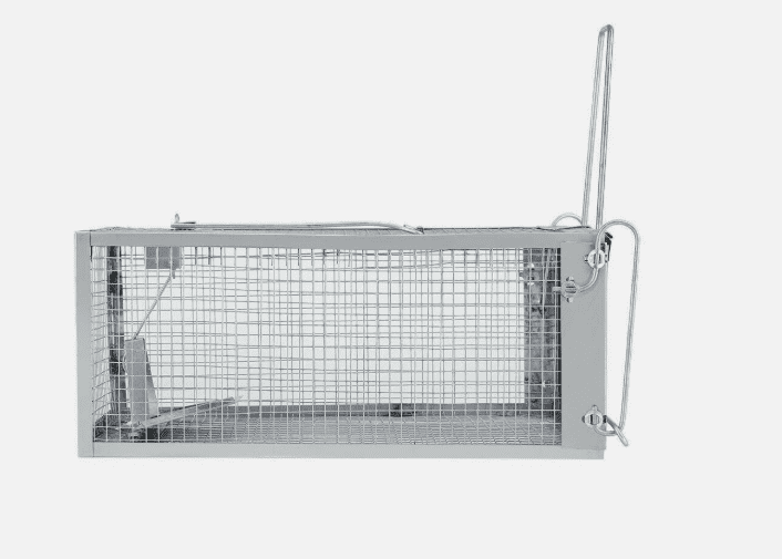USA Mouse Trap & Rat Trap – Live Catch Rodent Cage Trap, Humane Reusable Easy Set-Up Indoor/Outdoor