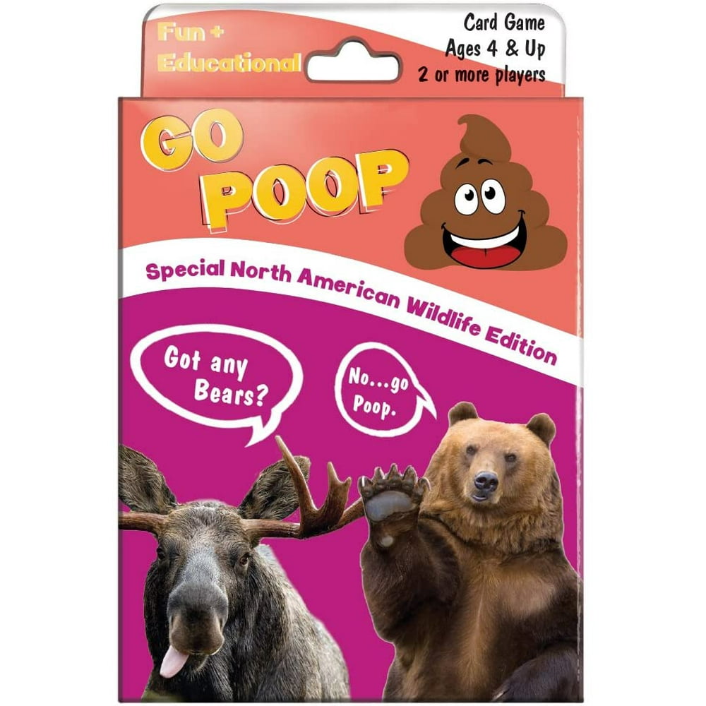 TreeFree Greetings Card Game Go Poop, Fun Educational Game for Kids