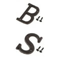 thumbnail image 1 of 2x decoración de puerta del hogar de casa al aire libre letras dirección letras montadas en pared jardín licenciatura Zulema Etiqueta de la letra de la placa de la puerta, 1 of 8