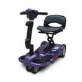 thumbnail image 2 of EV Rider S19M PLUM TranSport EZ Fold Manual Folding Mobility Scooter with 11.5 mAh Lithium Battery Pack, Metallic Plum, 2 of 2